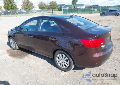 2010 Kia Forte Ex из США, поврежденный, VIN KNAFU4A26A6281223